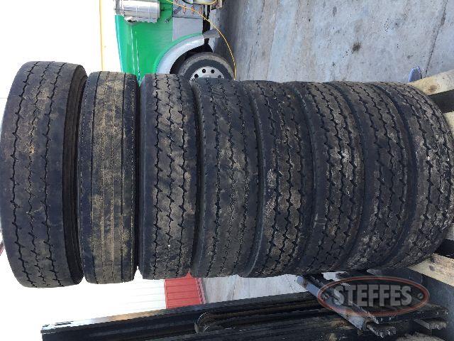 (8) 11R24.5 Tires on rims,_0.jpg